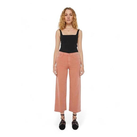 MOTHER The Dodger Ankle Jeans in Mango Pink Peach 1888-1479-MGO 26 US 2 NEW NWT - Picture 1 of 6